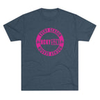 HCKY SZN Circle Logo TriBlend Tee Shirt (Hot Pink) - Various Colors
