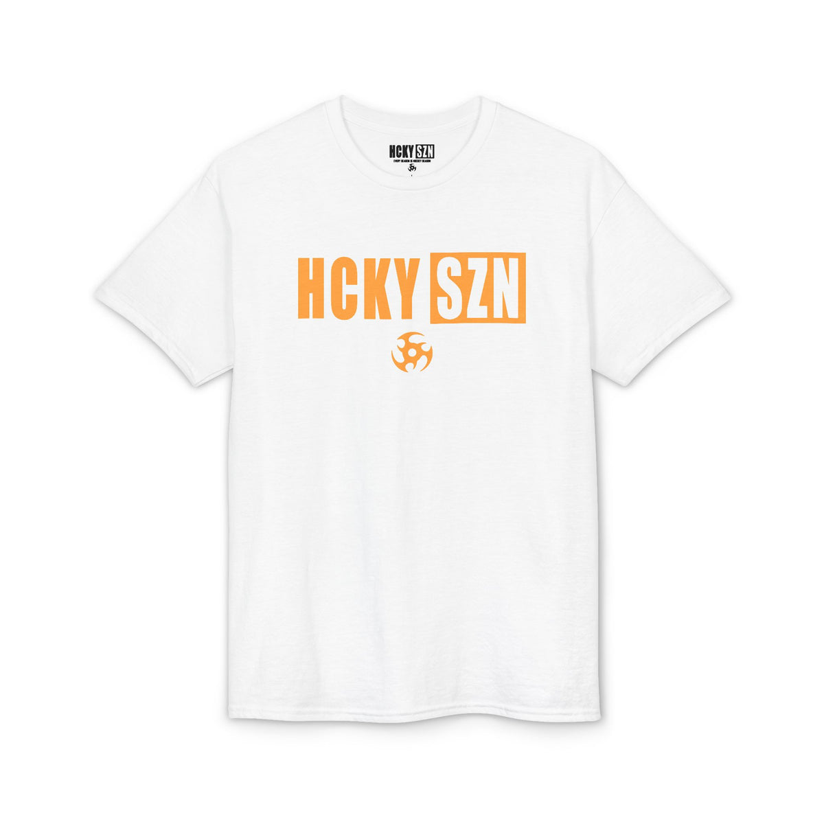 HCKY SZN Simple Star DryBlend Tee Shirt (Mango Logo) - Various Colors