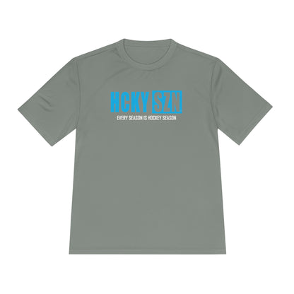 Every Season is HCKYS Performance Tee - Sky Blue Logo