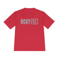 HCKYSZN (Flagship Logo) Adult Performance Tee - Red/Grey