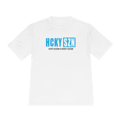 Every Season is HCKYS Performance Tee - Sky Blue Logo