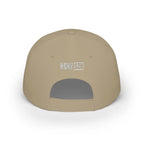 HCKY SZN Low Profile Embroidered Baseball Cap - Khaki (White Logo)
