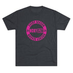 HCKY SZN Circle Logo TriBlend Tee Shirt (Hot Pink) - Various Colors