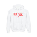 Youth HCKY SZN (Peach Logo) Hooded Sweatshirt - Various Colors