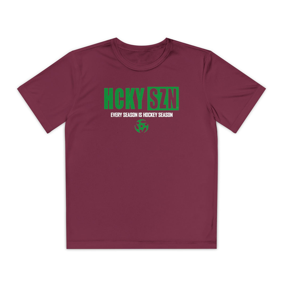 Every Season is HCKY SZN Youth Competitor Tee (Green Logo) - Various Colors