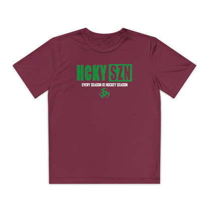 Every Season is HCKY SZN Youth Competitor Tee (Green Logo) - Various Colors