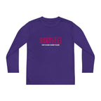 Every Season is HCKY SZN Youth Competitor Long Sleeve Tee (Raspberry Logo) - Various Colors