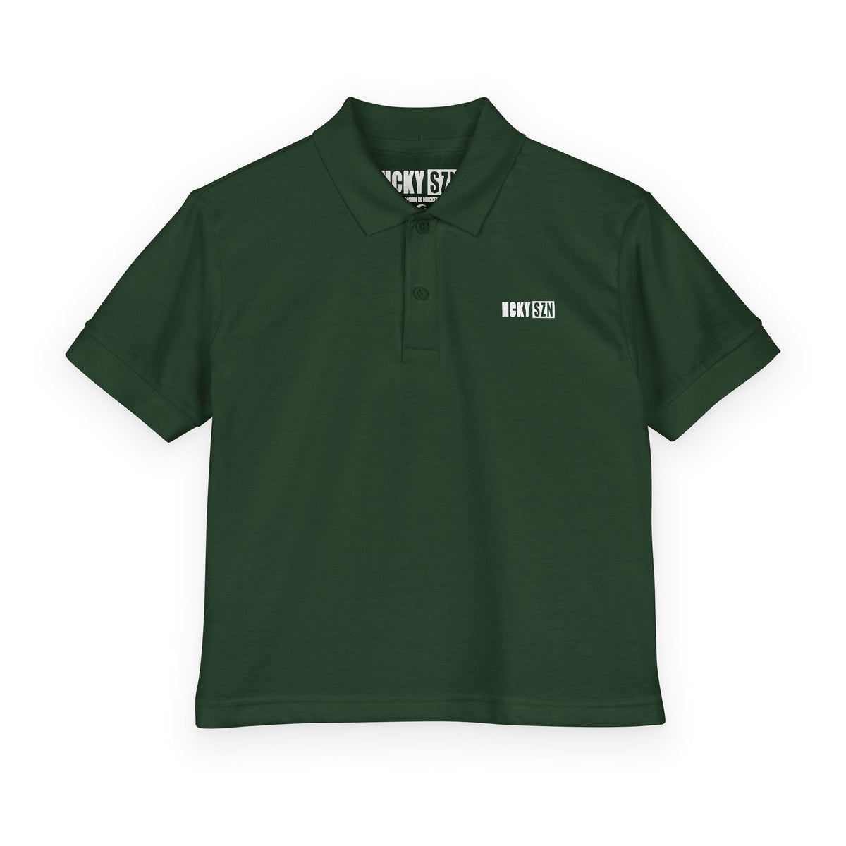 Youth HCKY SZN DryBlend Polo Shirt (Forest)