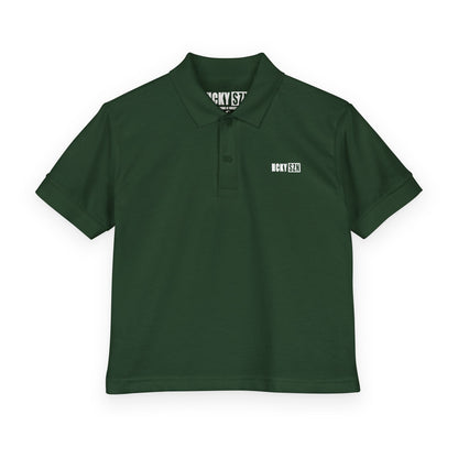 Youth HCKY SZN DryBlend Polo Shirt (Forest)