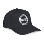 HCKY SZN Circle Logo Mid Profile Baseball Cap (Black/Black/White)