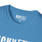 HCKY SZN Softstyle Tee Shirt (Heather Sapphire)