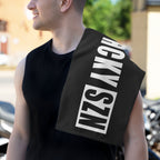 HCKY SZN 11x18 Skate Towel (Black) Hockey Towel