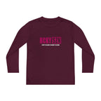 Every Season is HCKY SZN Youth Competitor Long Sleeve Tee (Raspberry Logo) - Various Colors