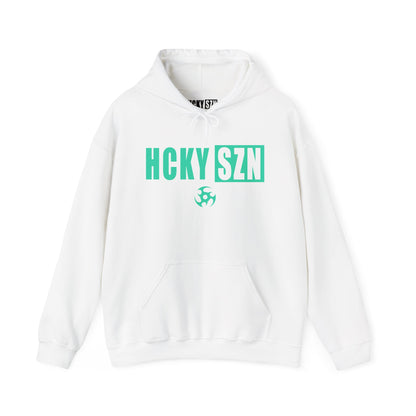 HCKY SZN (Seafoam Logo) Hooded Sweatshirt - Various Colors