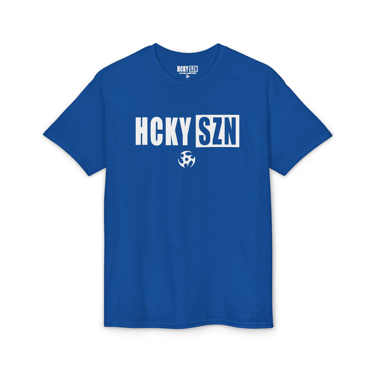 HCKY SZN Simple Star DryBlend Tee Shirt (White Logo) - Various Colors