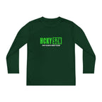 Every Season is HCKY SZN Youth Competitor Long Sleeve Tee (Lime Logo) - Various Colors
