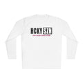 HCKYSZN (Every Season) Long Sleeve Adult Performance Tee - White/Black/Raspberry