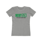 Every Season Is Hockey Season Women's Boyfriend Tee (Green Logo) - Various Colors