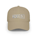 HCKY SZN Low Profile Embroidered Baseball Cap - Khaki (White Logo)