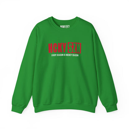 HCKY SZN Crewneck Sweatshirt (Red Logo) - Various Colors