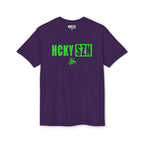 HCKY SZN Simple Star DryBlend Tee Shirt (Lime Logo) - Various Colors