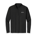 HCKY SZN Embroidered Quarter-Zip Pullover (Black/White)