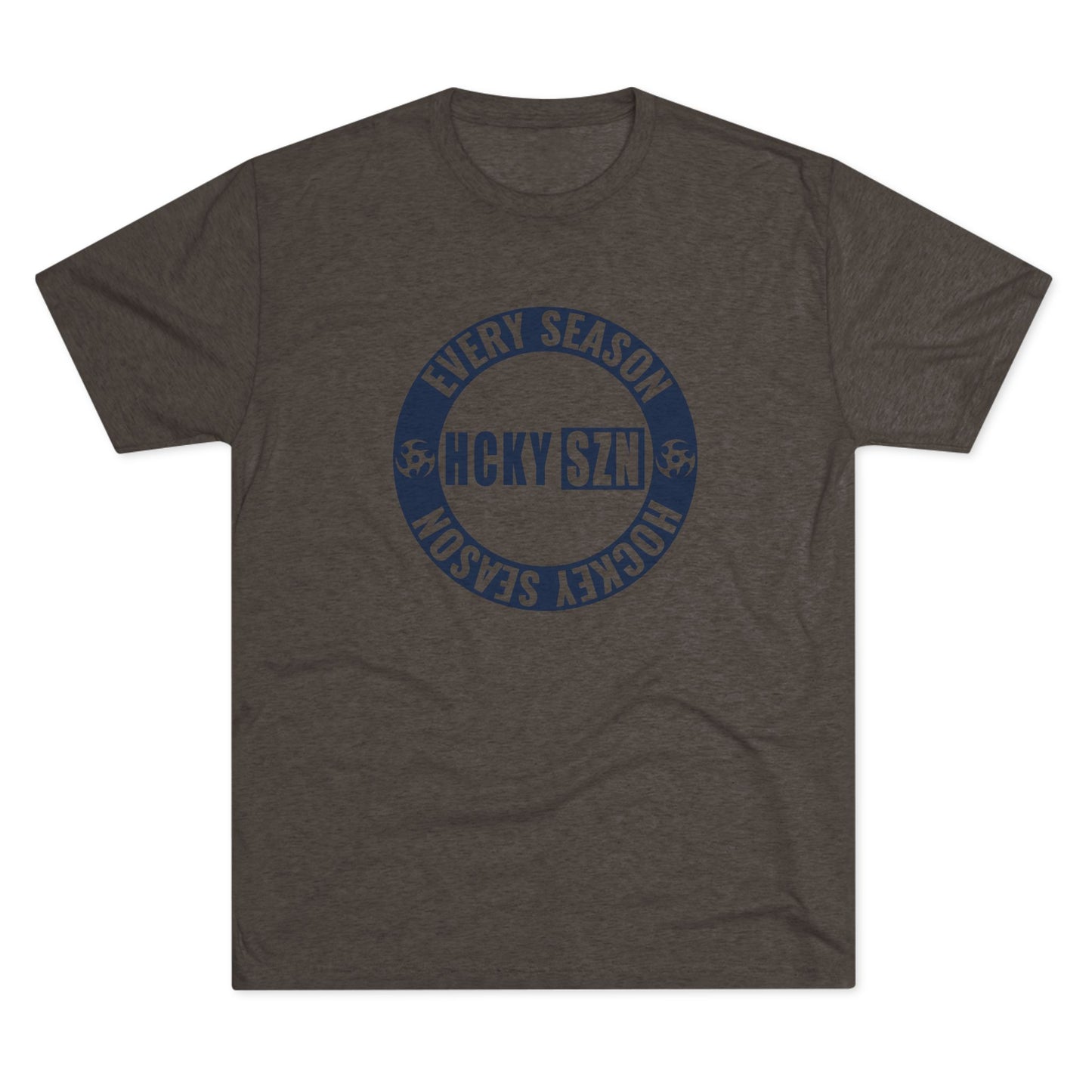 HCKY SZN Circle Logo TriBlend Tee Shirt (Navy) - Various Colors