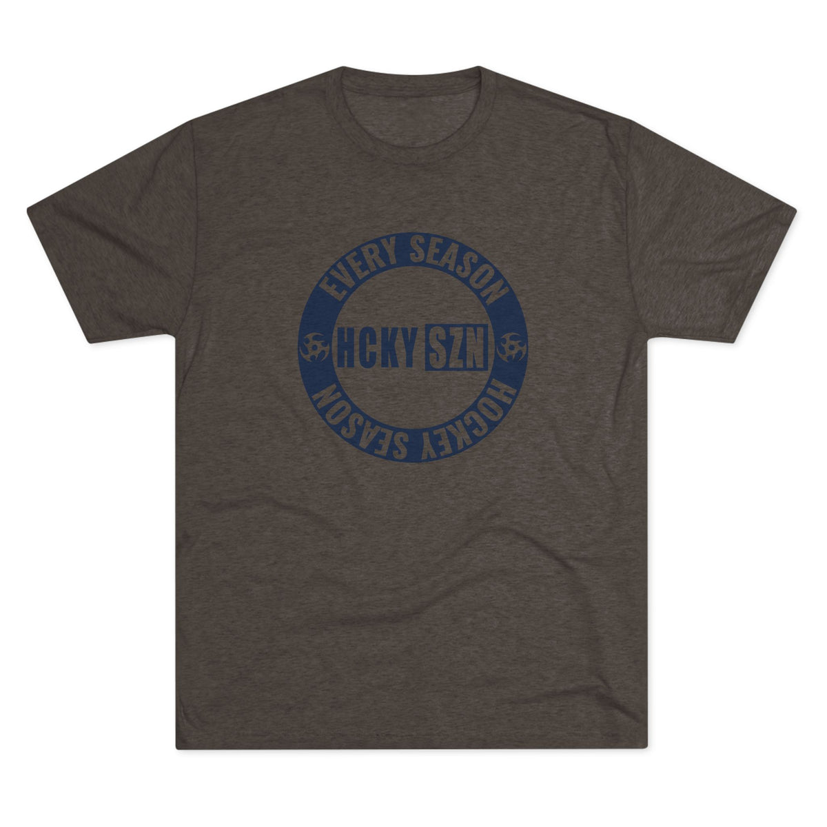 HCKY SZN Circle Logo TriBlend Tee Shirt (Navy) - Various Colors
