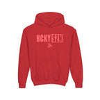 Youth HCKY SZN (Peach Logo) Hooded Sweatshirt - Various Colors