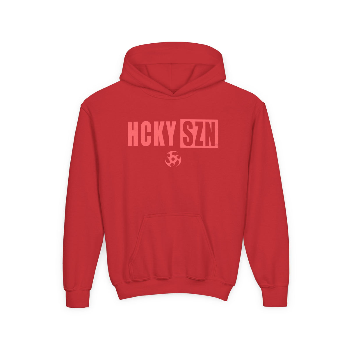 Youth HCKY SZN (Peach Logo) Hooded Sweatshirt - Various Colors