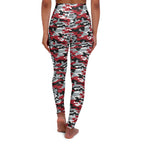 HCKY SZN High Waisted Yoga Leggings (Buckeye Camo)