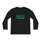 Every Season is HCKY SZN Youth Competitor Long Sleeve Tee (Green Logo) - Various Colors