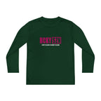 Every Season is HCKY SZN Youth Competitor Long Sleeve Tee (Raspberry Logo) - Various Colors