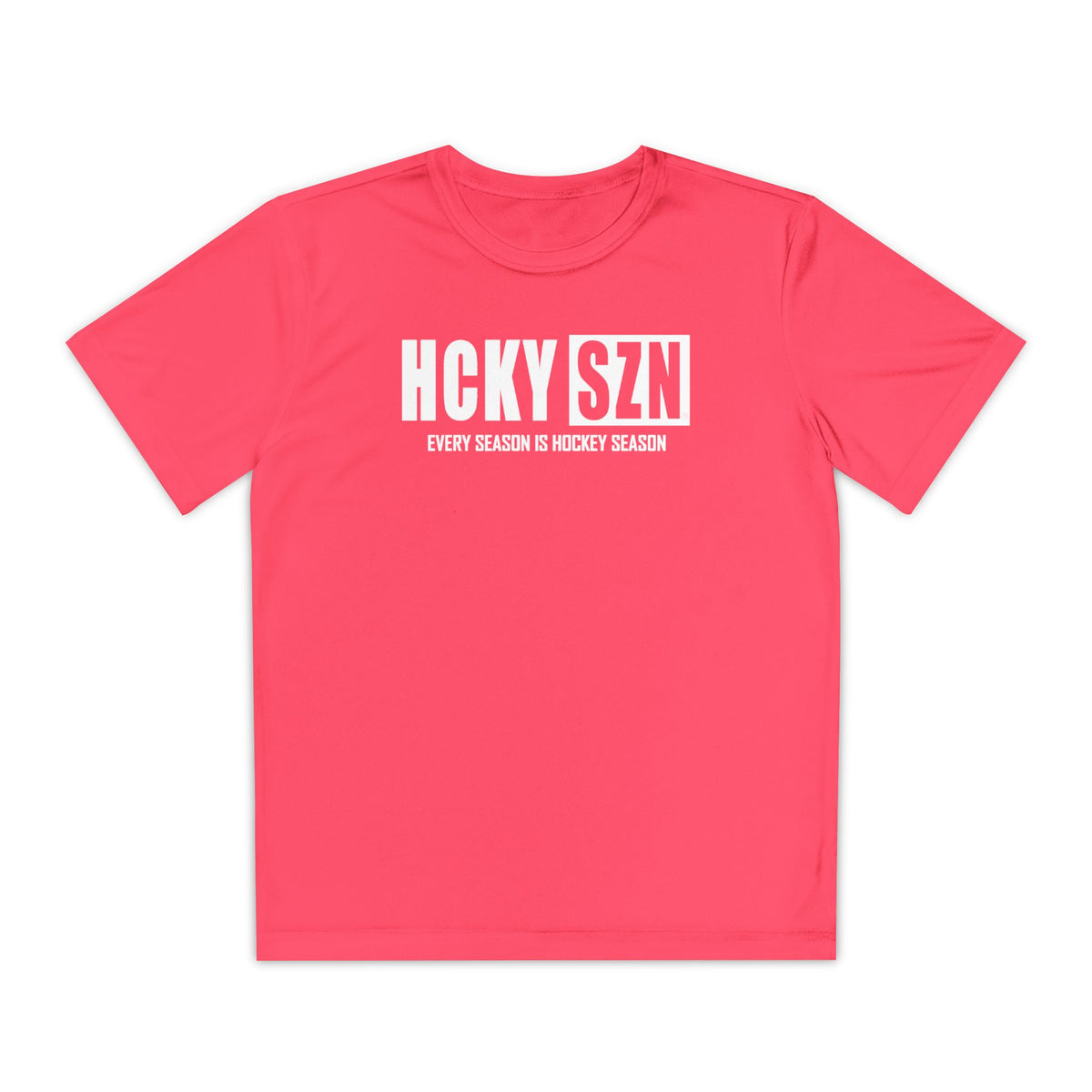 Every Season is HCKYSZN Youth Competitor Tee - White Logo