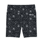 HKY SZN High Waisted Workout Shorts (Black Paisley)