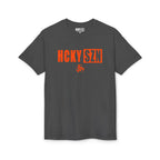 HCKY SZN Simple Star DryBlend Tee Shirt (Orange Logo) - Various Colors
