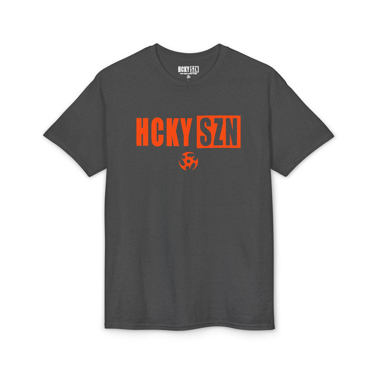 HCKY SZN Simple Star DryBlend Tee Shirt (Orange Logo) - Various Colors