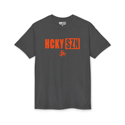 HCKY SZN Simple Star DryBlend Tee Shirt (Orange Logo) - Various Colors