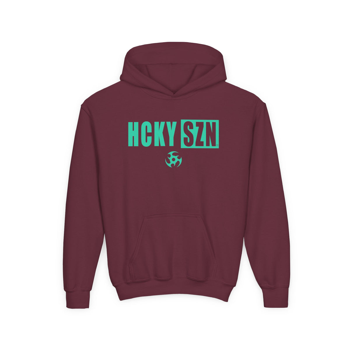 Youth HCKY SZN (Seafoam Logo) Hooded Sweatshirt - Various Colors