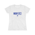 Women’s Hockey Vibe Triblend Tee (Royal Blue Logo)
