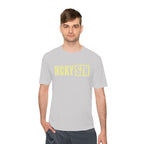 HCKYSZN (Flagship Logo) Adult Performance Tee - Silver/Sunflower