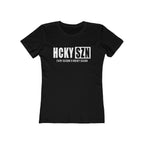 Every Season Is Hockey Season Women's Boyfriend Tee (White Logo) - Various Colors