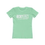 Every Season Is Hockey Season Women's Boyfriend Tee (White Logo) - Various Colors
