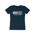 Every Season Is Hockey Season Women's Boyfriend Tee (White Logo) - Various Colors