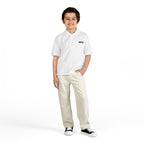 Youth HCKY SZN DryBlend Polo Shirt (White)