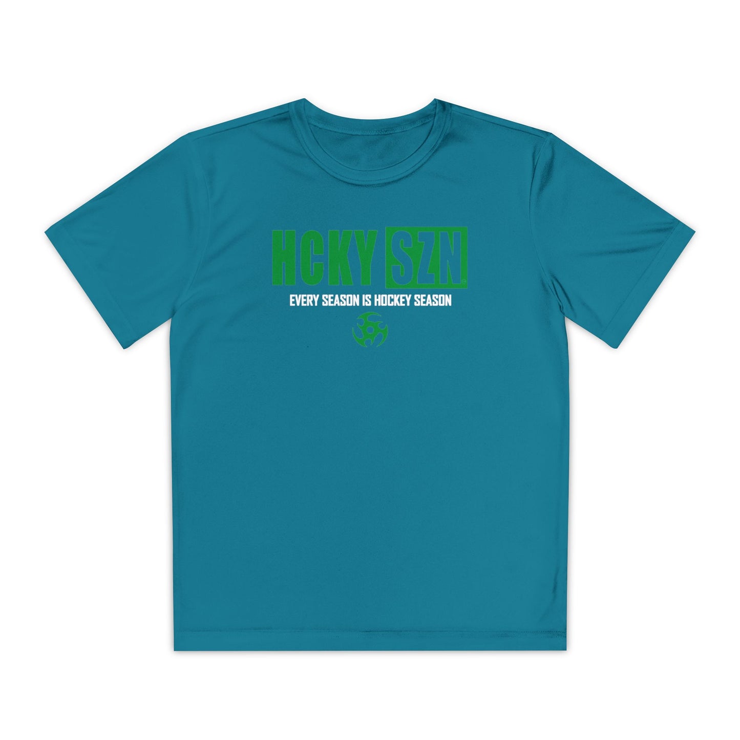 Every Season is HCKY SZN Youth Competitor Tee (Green Logo) - Various Colors