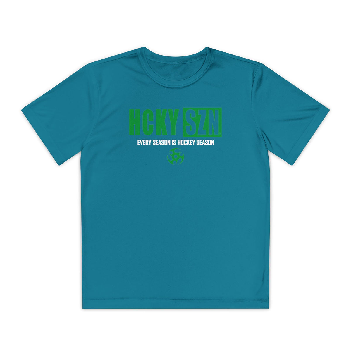 Every Season is HCKY SZN Youth Competitor Tee (Green Logo) - Various Colors