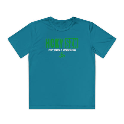 Every Season is HCKY SZN Youth Competitor Tee (Green Logo) - Various Colors