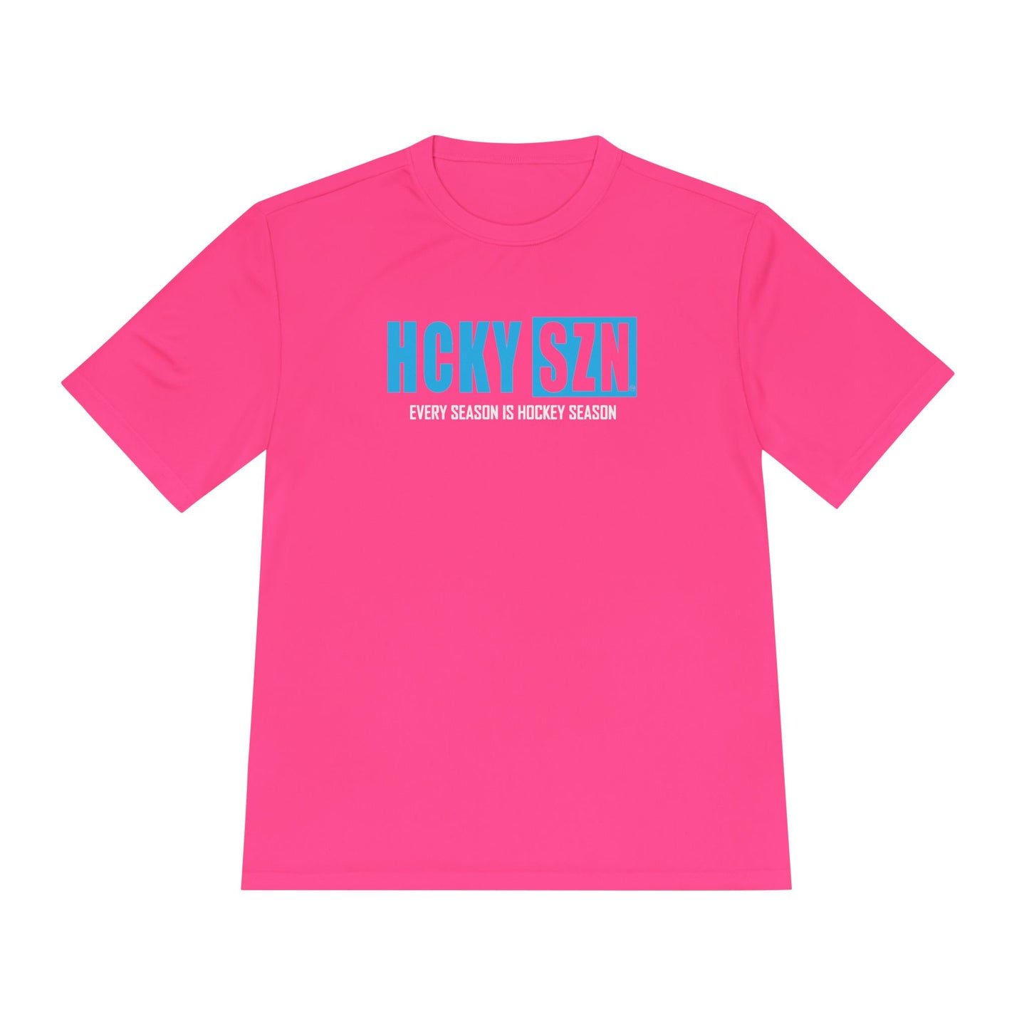 Every Season is HCKYS Performance Tee - Sky Blue Logo