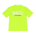 HCKYSZN (Deke Dangle) Adult Performance Tee - Neon Yellow/White/Black